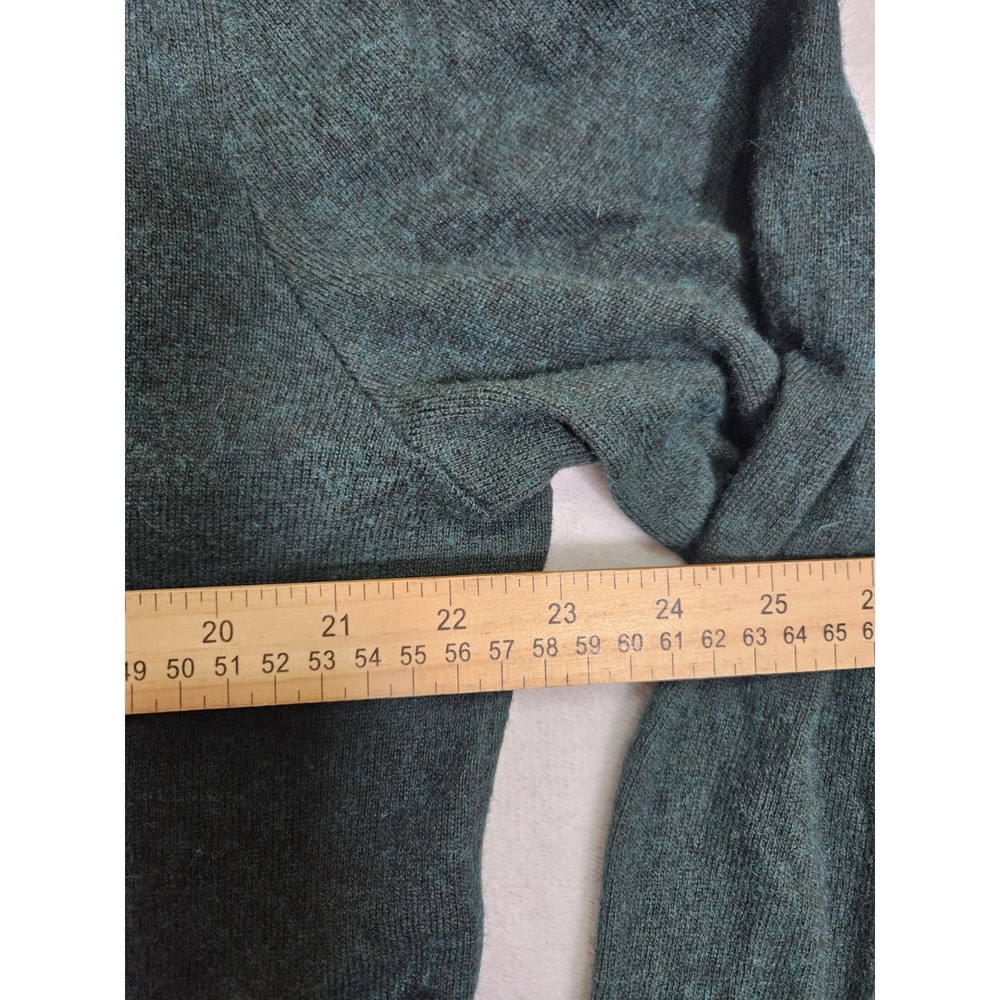 Bonobos Button Cardigan Sweater Green Lambswool Blend Size L Embroidered Turtle‎ - Picture 7 of 8